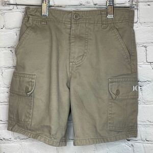 Hurley Khaki Boys Cargo Shorts, size 7, Boys Cargo Shorts